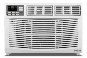 ar-condicionado do modelo janela com fundo branco 